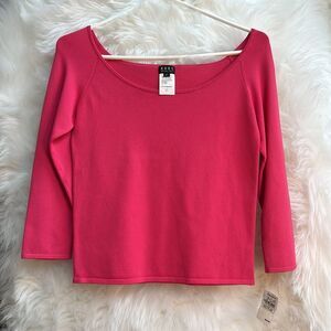 NWT Vintage Michael Kors pink stretchy knit top